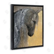 Albena Hristova | Abstract Grey Horse Portrait