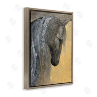 Albena Hristova | Abstract Grey Horse Portrait