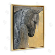 Albena Hristova | Abstract Grey Horse Portrait