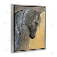 Albena Hristova | Abstract Grey Horse Portrait