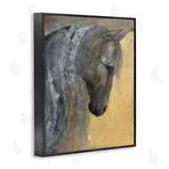 Albena Hristova | Abstract Grey Horse Portrait