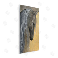 Albena Hristova | Abstract Grey Horse Portrait