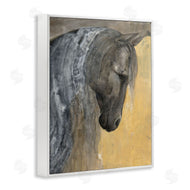 Albena Hristova | Abstract Grey Horse Portrait