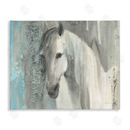 Albena Hristova | White Wild Horse Portrait