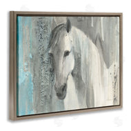 Albena Hristova | White Wild Horse Portrait