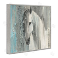 Albena Hristova | White Wild Horse Portrait