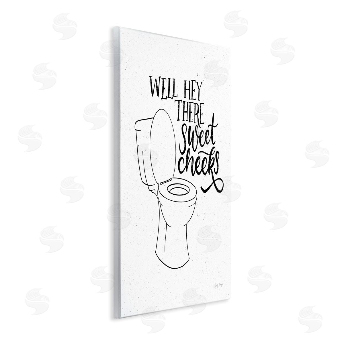 Hey There Sweet Cheeks Wood Plaque Wall Art, Home Decor by Becky Thorns
