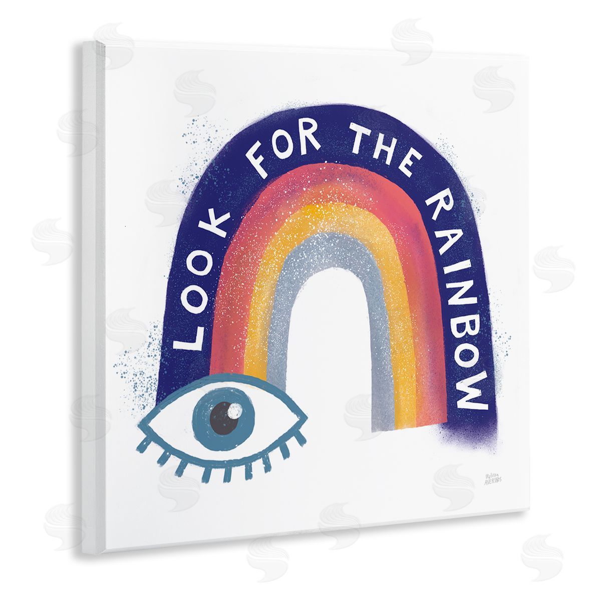 Inspirational Look for Rainbow Wood Plaque Wall Art, Home Decor by Melissa Averinos