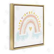 Melissa Averinos | Life Is Beautiful Patterned Rainbow