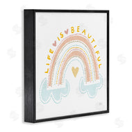 Melissa Averinos | Life Is Beautiful Patterned Rainbow