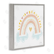 Melissa Averinos | Life Is Beautiful Patterned Rainbow