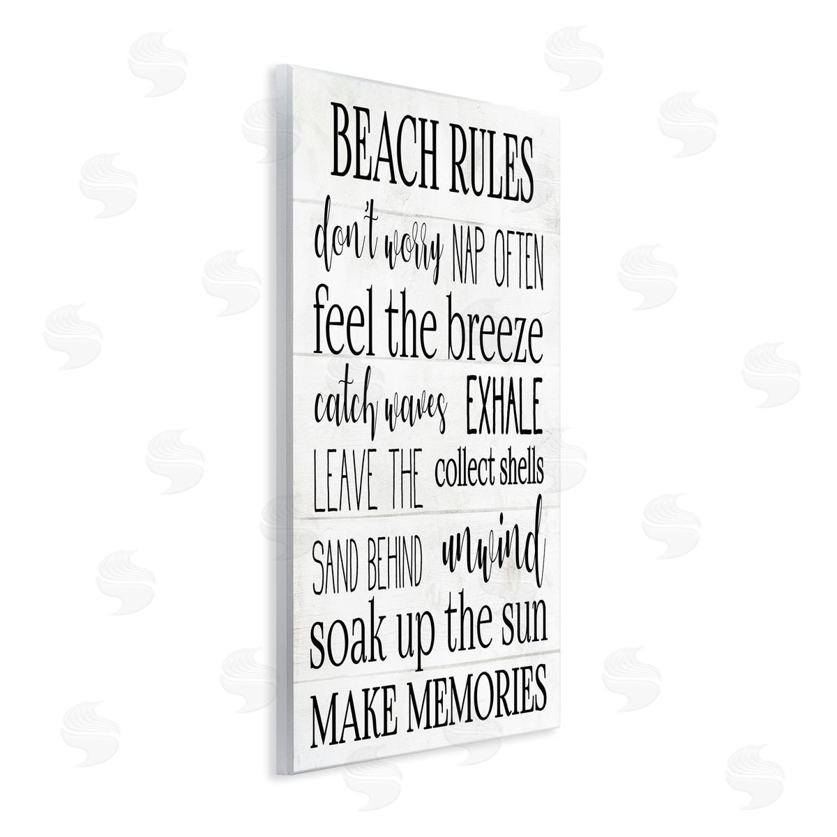 Beach House Relaxation Rule Wood Plaque Wall Art, Home Decor by Stupell Studio