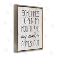 Stupell Studio | Funny Talking Like My Mother