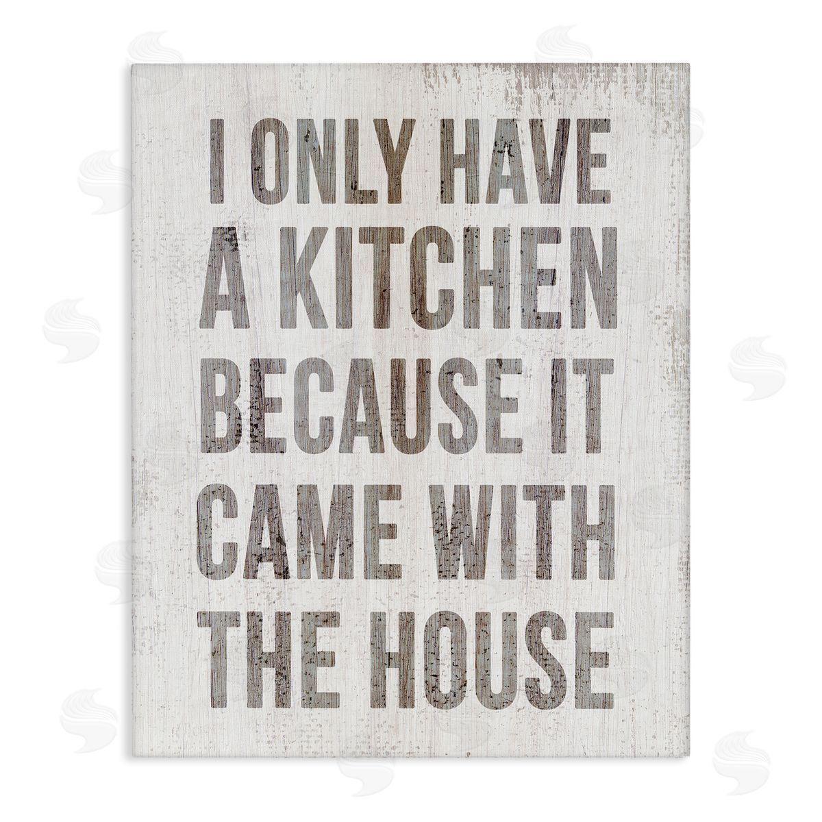 Funny Kitchen Came with House Canvas Wall Art, Home Decor by Stupell Studio
