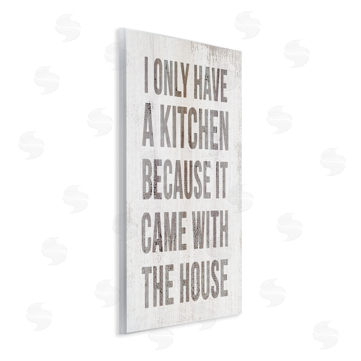 Funny Kitchen Came with House Wood Plaque Wall Art, Home Decor by Stupell Studio