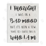 Stupell Studio | Sassy Bad Mood Attitude