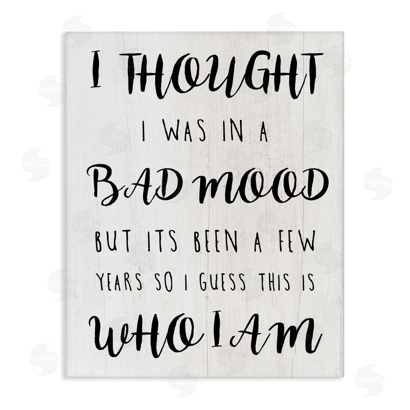 Stupell Studio | Sassy Bad Mood Attitude