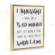 Stupell Studio | Sassy Bad Mood Attitude