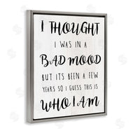 Stupell Studio | Sassy Bad Mood Attitude