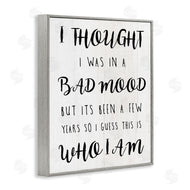 Stupell Studio | Sassy Bad Mood Attitude
