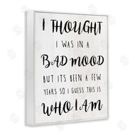 Stupell Studio | Sassy Bad Mood Attitude