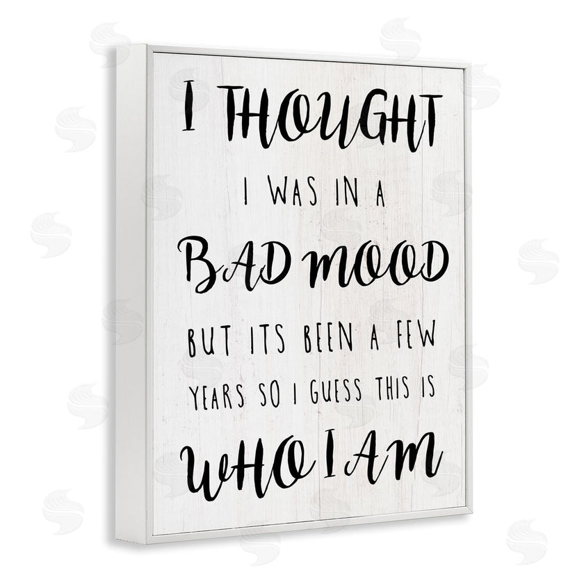 Stupell Studio | Sassy Bad Mood Attitude
