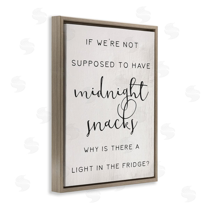 Stupell Studio | Midnight Snack Kitchen Joke