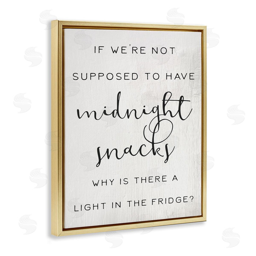 Stupell Studio | Midnight Snack Kitchen Joke