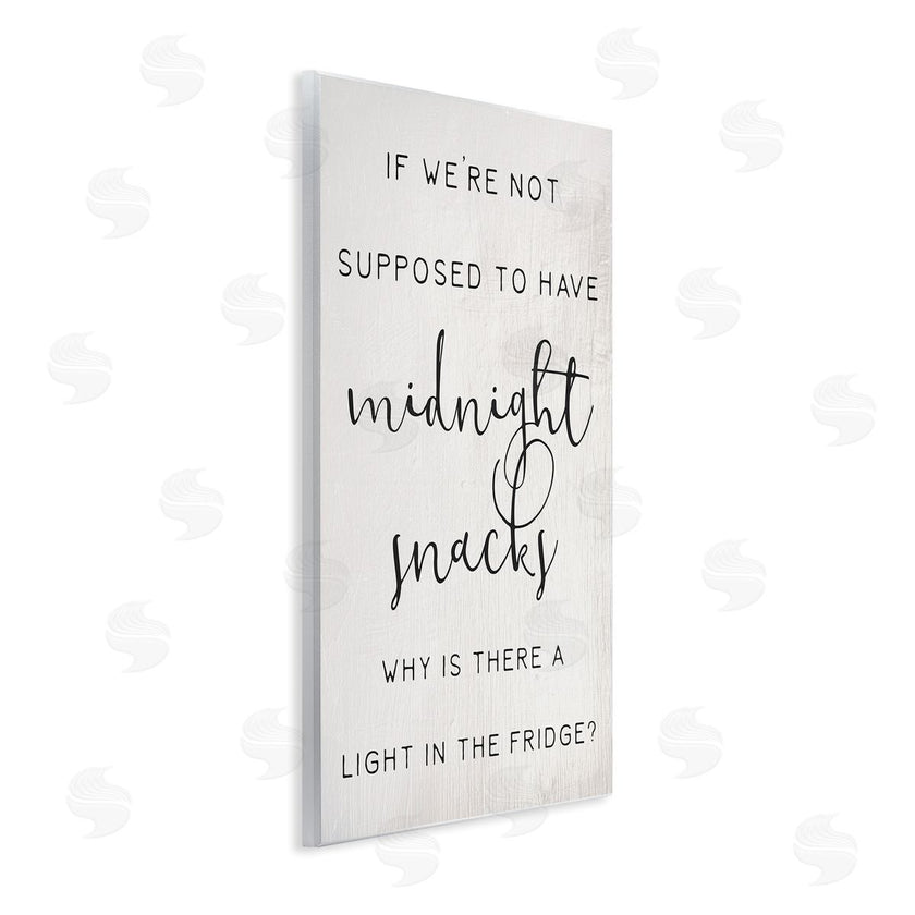 Stupell Studio | Midnight Snack Kitchen Joke