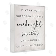 Stupell Studio | Midnight Snack Kitchen Joke