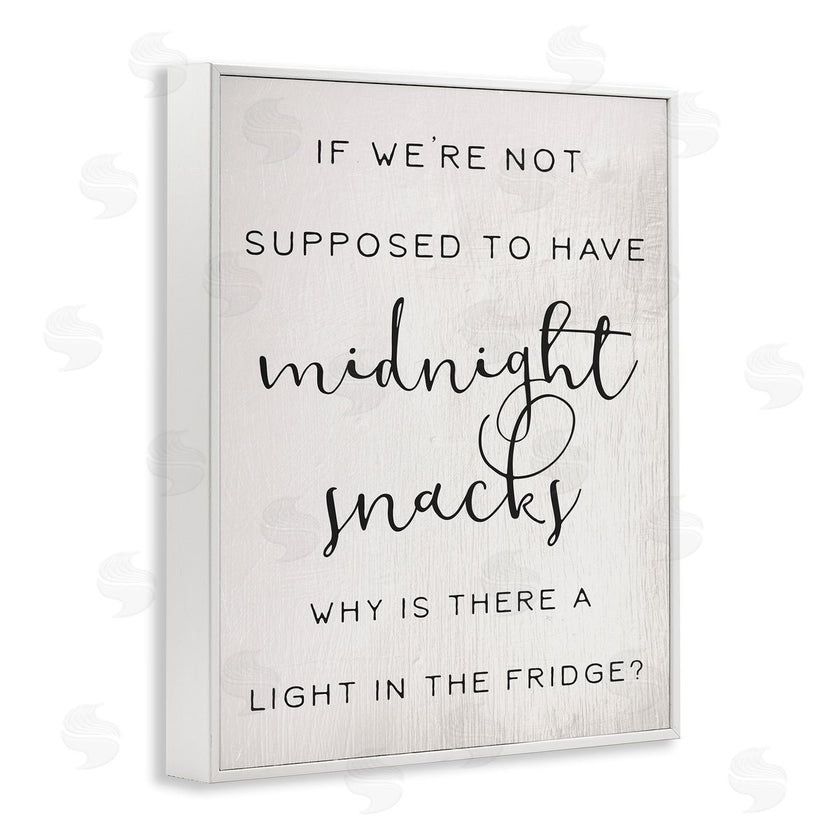 Stupell Studio | Midnight Snack Kitchen Joke