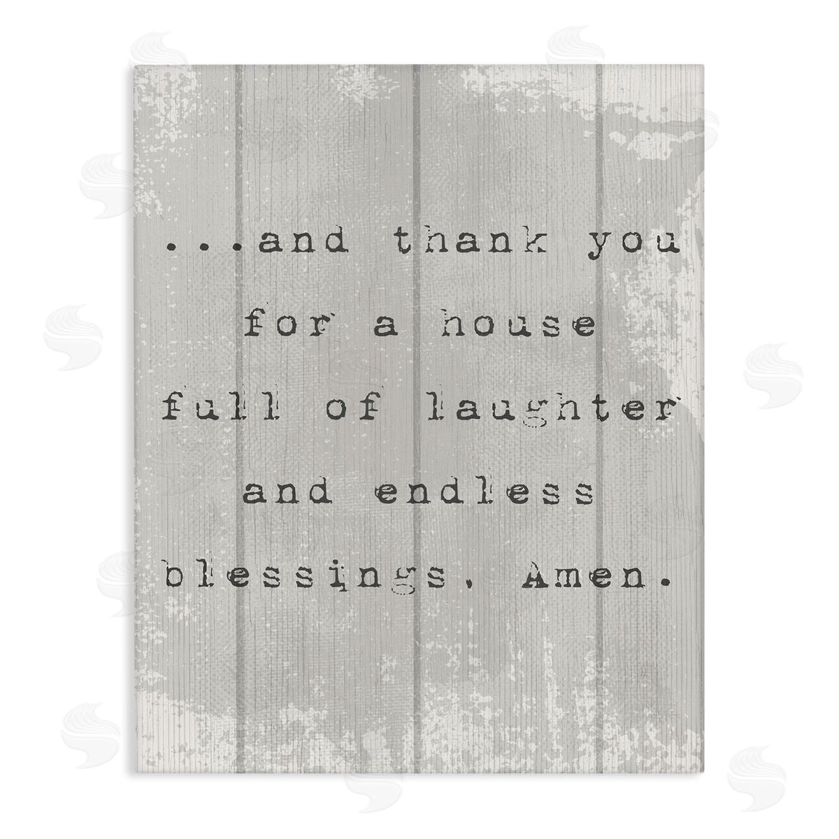 House Full of Laughter Prayer Canvas Wall Art, Home Decor by Stupell Studio