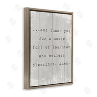 Stupell Studio | House Full of Laughter Prayer