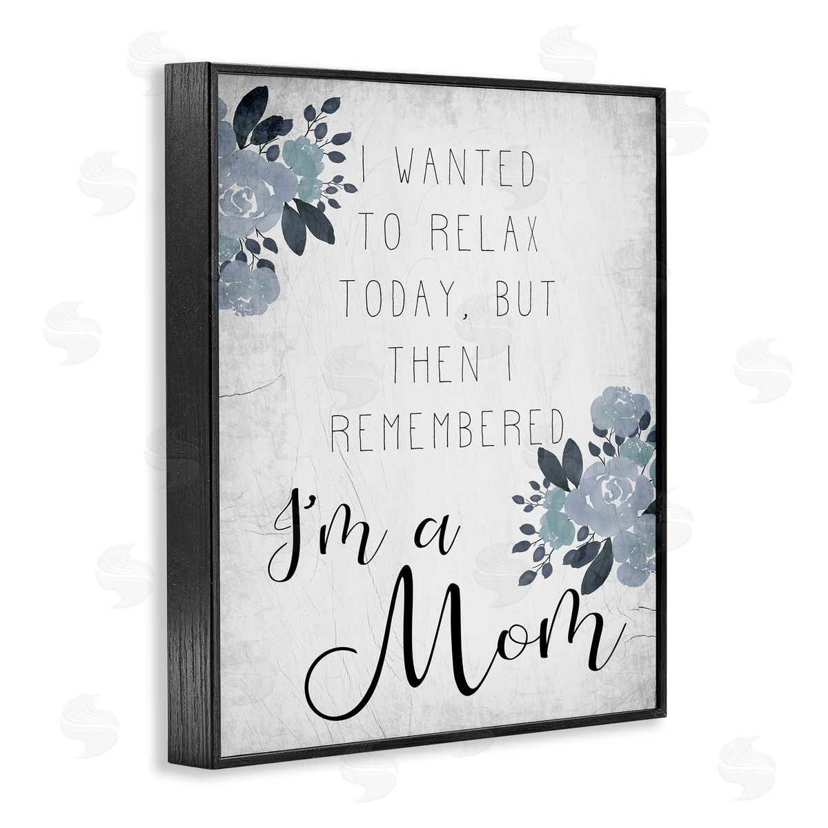 Family Phrase Want to Relax Black Frame Print Wall Art, Home Decor by Stupell Studio
