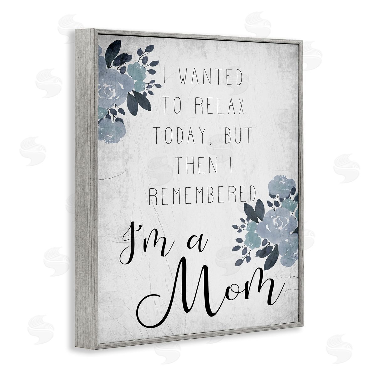 Family Phrase Want to Relax Grey Frame Print Wall Art, Home Decor by Stupell Studio