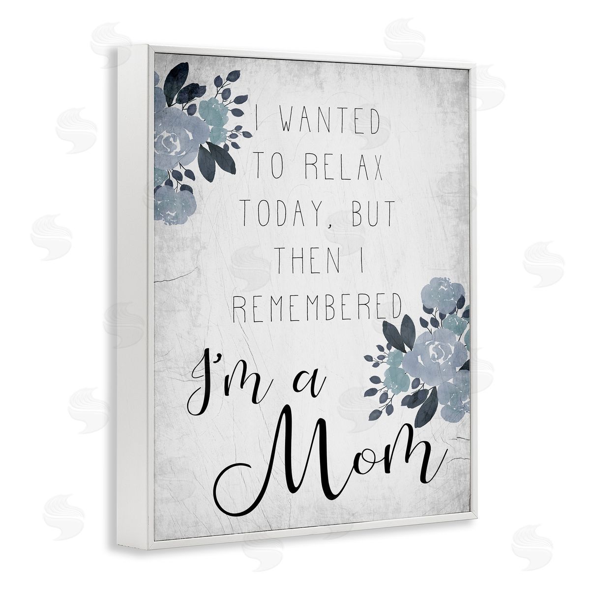 Family Phrase Want to Relax White Frame Print Wall Art, Home Decor by Stupell Studio