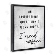 Stupell Studio | Hilarious I Need Coffee Joke