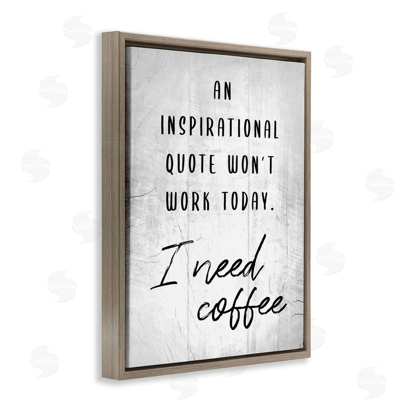 Stupell Studio | Hilarious I Need Coffee Joke