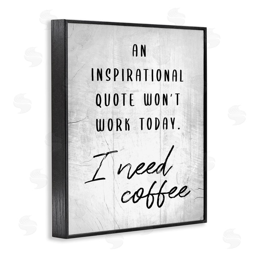 Stupell Studio | Hilarious I Need Coffee Joke