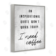 Stupell Studio | Hilarious I Need Coffee Joke