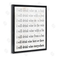Stupell Studio | I Drink Wine Everywhere Phrase