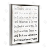 Stupell Studio | I Drink Wine Everywhere Phrase