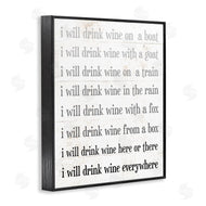 Stupell Studio | I Drink Wine Everywhere Phrase