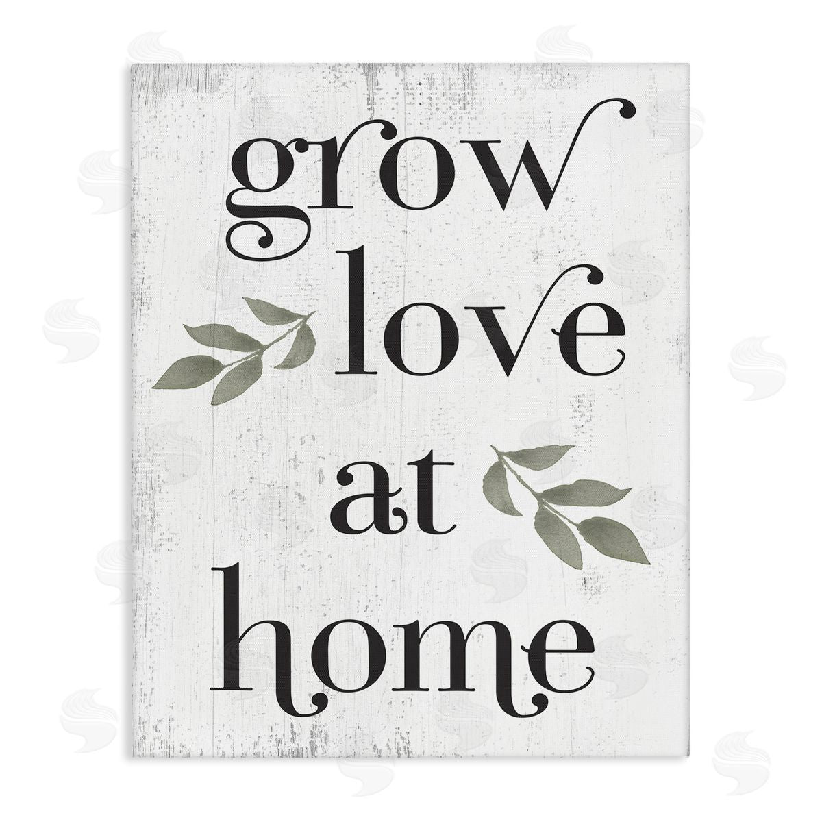 Grow Love at Home Quote Canvas Wall Art, Home Decor by Stupell Studio