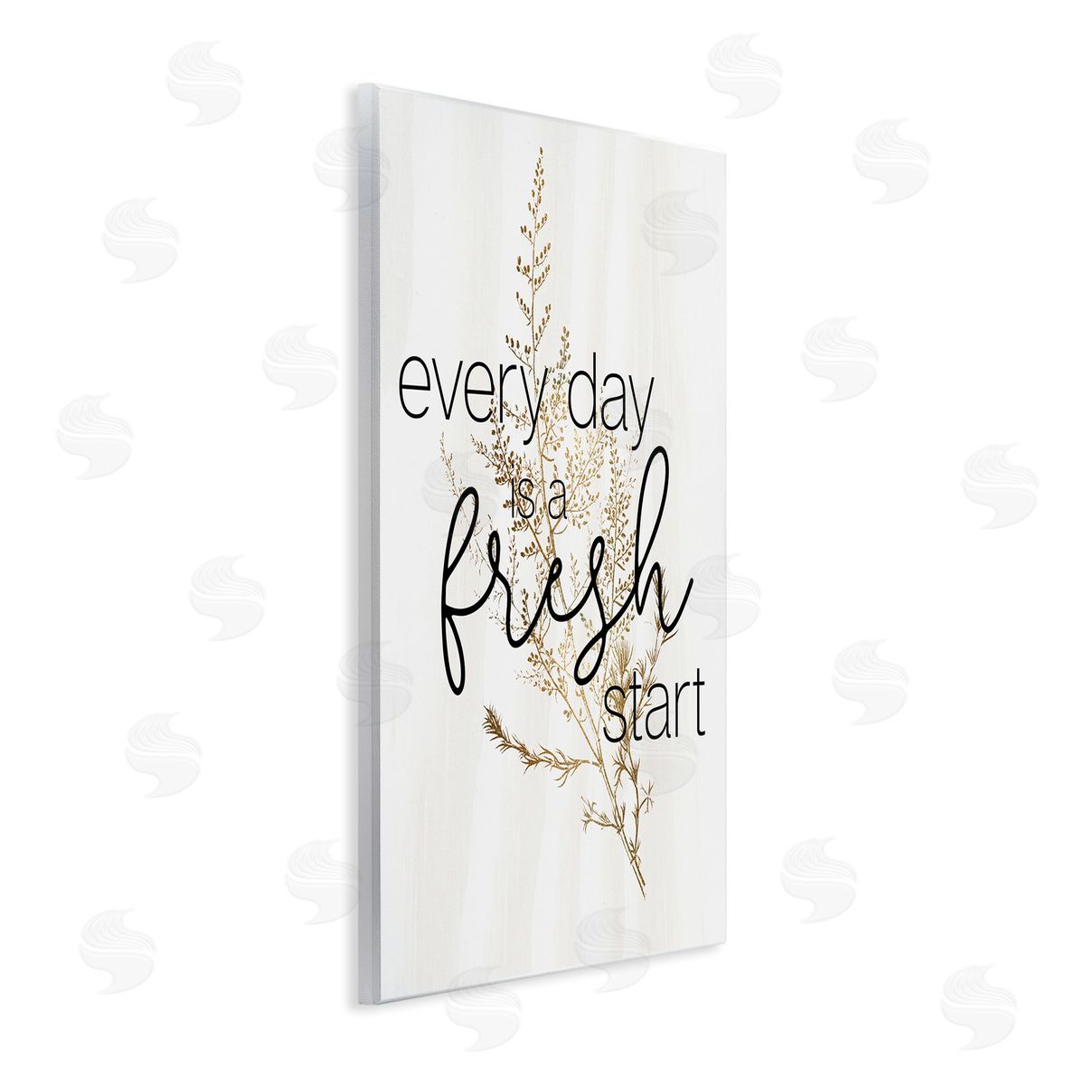 Everyday Fresh Start Botanical Wood Plaque Wall Art, Home Decor by Stupell Studio