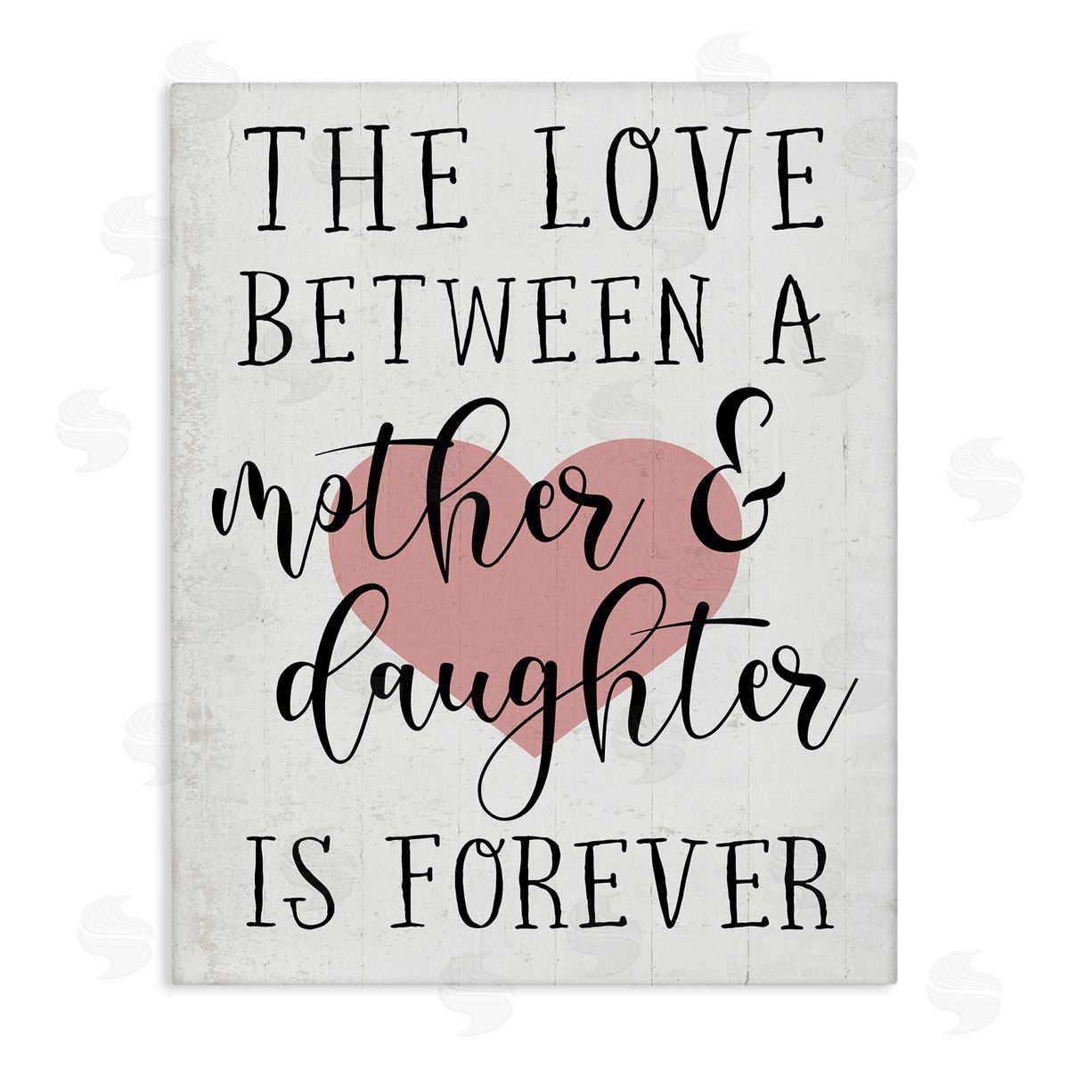 Love Between Mother and Daughter Canvas Wall Art, Home Decor by Stupell Studio