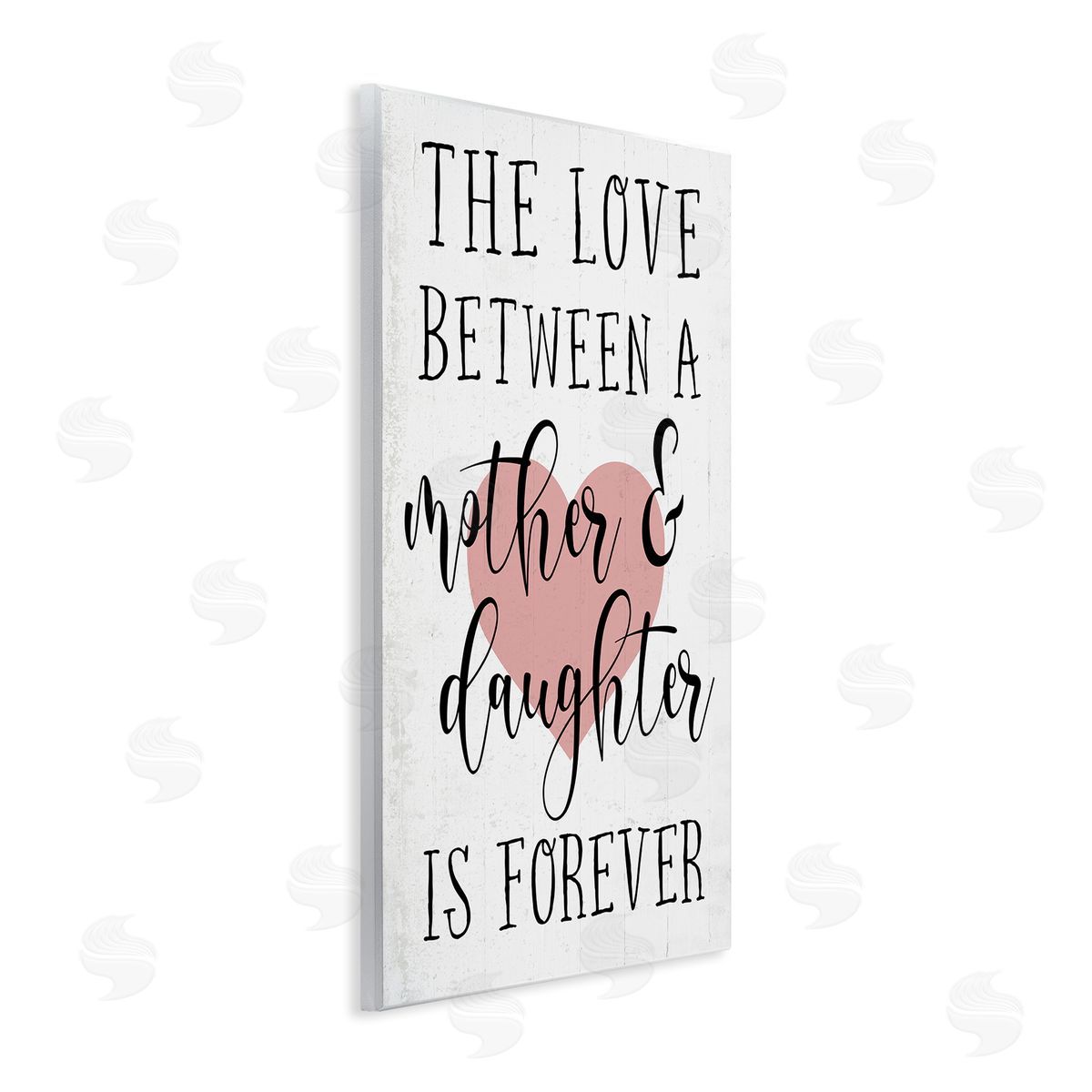 Love Between Mother and Daughter Wood Plaque Wall Art, Home Decor by Stupell Studio