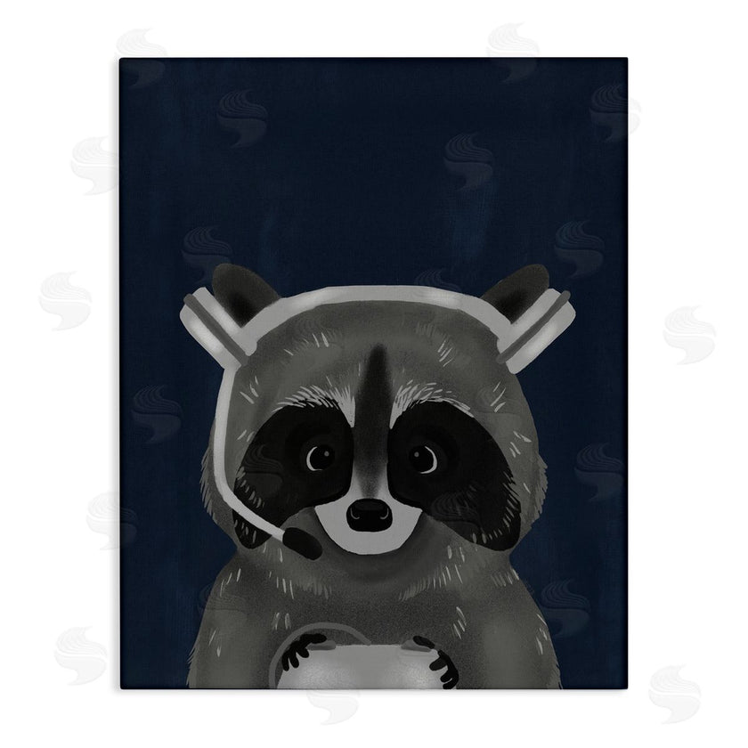Stupell Studio | Racoon with Gaming Headset
