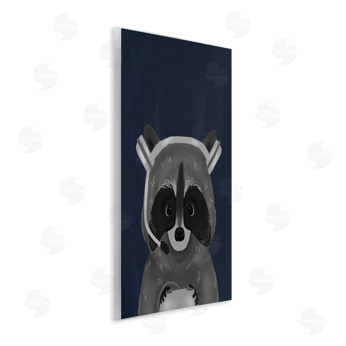 Racoon with Gaming Headset Wood Plaque Wall Art, Home Decor by Stupell Studio