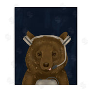 Stupell Studio | Bear with Gaming Headset